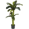 Artificial plant 180cm plastic banana tree with PU trunk for outdoor or indoor