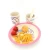 Import Attractive kids bamboo fiber cutlery plate bowl set tableware set from China