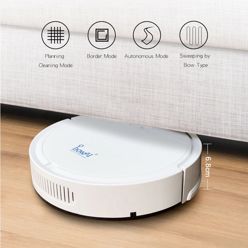 Automatic Robotic vacuum cleaner BOWAI Smart Planned Cleaning Robot Vacuum Cleaner for Home Office With APP control function