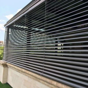 automatic sun shade outdoor aluminium blind