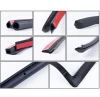 Automobile sound insulation L-shaped sealing strip B-type anti-collision rubber strip trunk dust-proof modification strip
