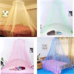 B1701 2020 Hot Sale Gauze Mosquito Curtain Home Bedroom Decoration Round Lace Bed Canopy Netting Curtain Dome Mosquito Net