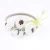 Import Baby Girls Plastic Headwear Artificial Flower Accessories Boho Flower Nylon Headband from China