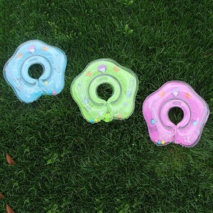 Baby Swimming Inflatable ring  Infant Baby Neck Float Tube Ring Swimming Pool Neck  Float Ring