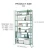Import Bamboo floor book shelves Bookcase 5 Shelf Storage Rack Display Stand from China
