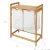 Import Bamboo Frame Clothes Storage 2 Sorter Laundry Basket With Liner from China