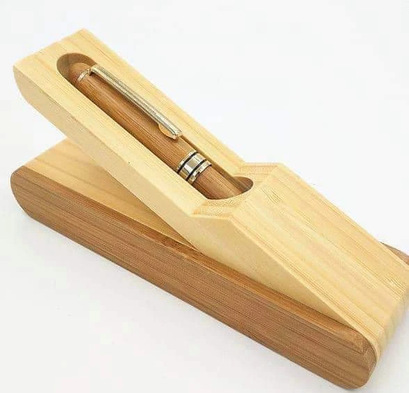 Bamboo pen with box, classical bamboo pen from Vietnam