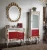 Import Baroque antique carved luxury bathroom vanity design from China