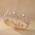 Import Baroque Bride Crown  Crystal Round Crown Beauty Pageant Crown Hair Accessories 2023 from China