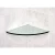 Import Bathroom accessories decorative glass shelf from China