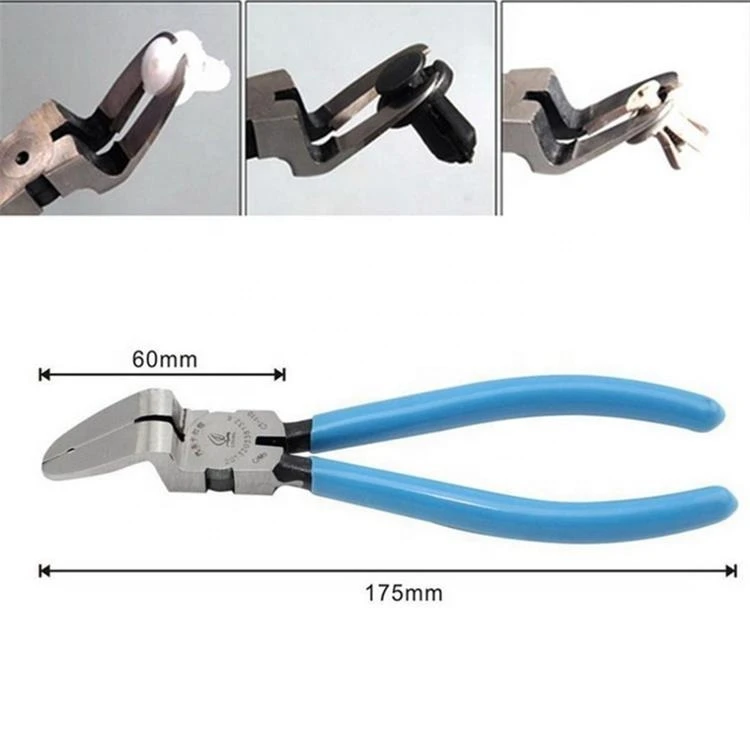 BDMY Plastic Rivet Extractor Clamp Auto Plate Disassembly Service Tool  Diagonal snap pliers with Buckle Jig