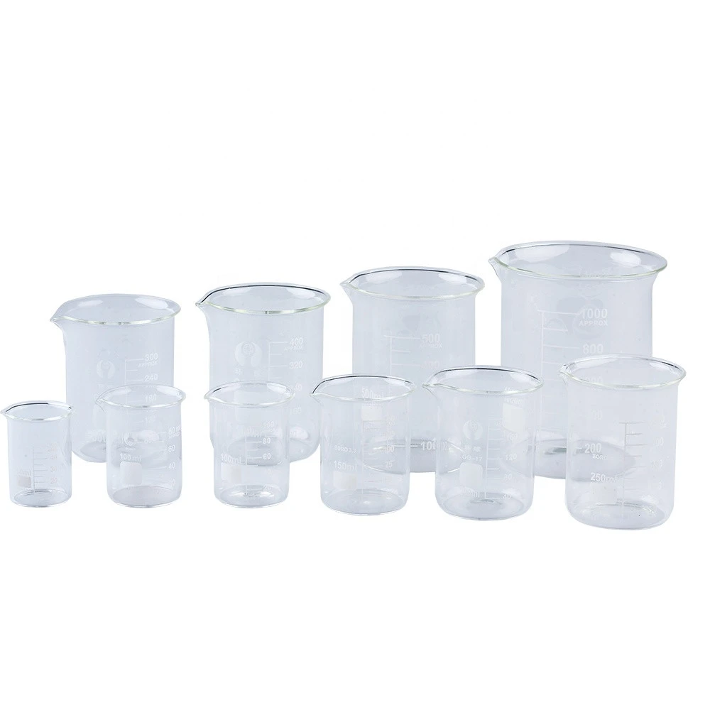 BENOYLAB Medical Disposable Glass Beaker Boro 3.3 Glass