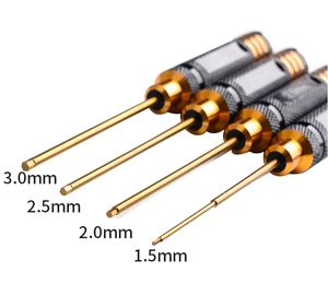 Best screwdriver set for remote control car racing 1.5mm/2.0mm/2.5mm/3.0mm/4 pcs hobby car tool kit