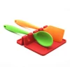 BHD Custom Best Seller FDA Approved BPA free Flexible Kitchen Utensil Silicone Spoon Rest