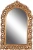 Import Big Classical Promotional Ornate Wall Hanging Retro Plastic PU Frame Bedroom Mirror from China