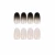 Import Black and White Gradient Color Nail Art Fake Nail Pressing Glue 24 Pieces from China