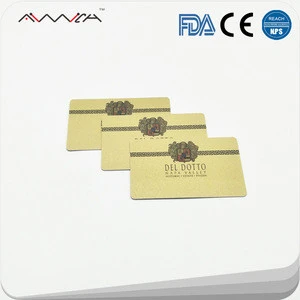 Black Cardboard Gold Embossed Business Cards Printed Visiting Name Cards