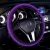 Import Bling colorful full diamond car steering wheel Cover Ordinary crystal flash hot drill non-slip steering wheel cover from China