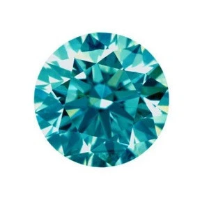 Blue moissanite Diamonds Brilliant Cut : Diamond Wholesale Price Round loose Moissanite For Sale