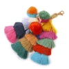 Bohemian handmade jewelry female accessories multicolor tassel pompom bag accessories  K68003/036/043/017