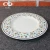 Import bone china custom manufacturers kitchen crockery plates for wedding ceramic plate from China