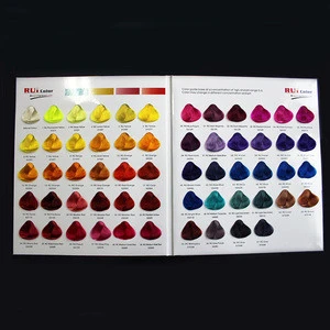 Buy Book Form Hair Dye Color Chart For Professional Hair Color Use from  Gold Fortune (Guangdong) Import & Export Co., Ltd., China 