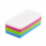 BPA-free 40 cavities silicone chocolate mold mini disposable ice cube tray with lid