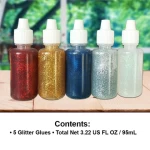 Brand supplies kids decoration Non Toxic Glitter Pens water-base glitter glue for decor
