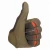 Import Brown Choke Pro Synthetic Leather Motorcycle Gloves from Pakistan