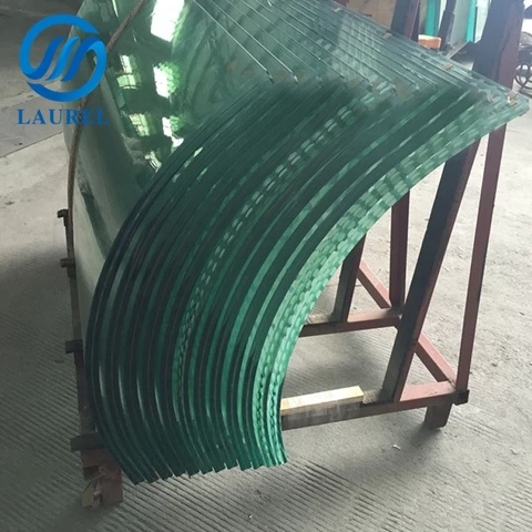 building glass tempered curved safety glass for sale