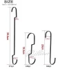 Bulk selling multi-purpose garment clothes cabinet coat hat wire meat display s type small hooks curtain hook