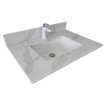 Calacatta Gold 48 Inch Bathroom Countertop Vanity Top Wash basin