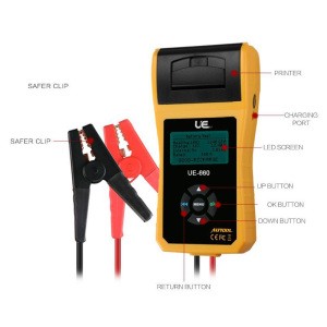 Car Battery Load Tester with printer /Multi-language Digital automotive battery tester