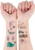 Cartoon Tattoo Stickers Waterproof Party Favors Pack Bundle Includes Anime Temporary Tattoos Arm Leg Body Sticker