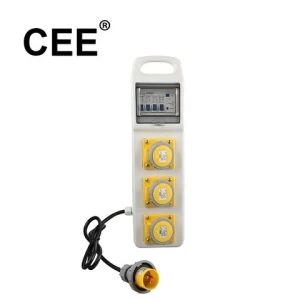 CEE multiple socket outlet portable distribution box