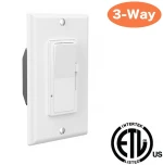 CGA Smart Home Smooth Dimming 600W Incandecent/LED/CFL 0-10V LED Dimmer Controller with Scewless Plate