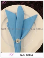 Cheap 18" x 18" Solid Polyester Linen Napkins Wedding Napkin Table Cloth Linen