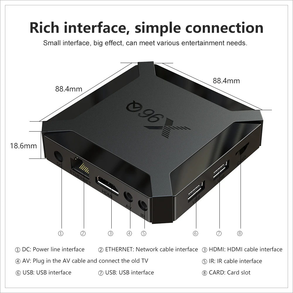 Cheap Android Player 10 X96Q With Subscription box Quad Core 4K 2G16G Support Youtube netflix Games Set Top Box