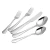Cheap Bulk Royal Silver Plated Flatware set Stainless Steel Cutlery tableware Wholesale Fork Spoon Knife DINNER SET