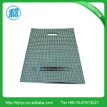 Cheap custom printed LDPE die cut handle plastic shopping bag printing with logo