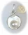 Cheap cut round agoya mabe pearl loose pieces for jewelry pendant