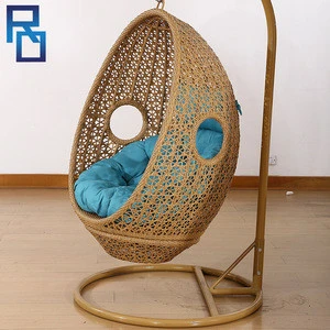 Cheap hanging wicker egg basket and chair