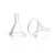 Import Cheap Laboratory Clear Plastic Funnel Transparent PP Mini Liquid Oil Funnel for Perfume Diffuser from China