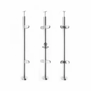 Cheap  modern stainless steel handrails glass balustrades