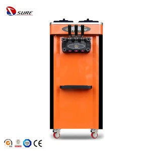 Cheap Price Industrial Coffee Shop Food Truck Used 3 Mixer Flavors Soft Ice Cream Maker for Sale