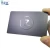 Import Cheap price Premium Stainless steel Electroplating black Matte etched Metal business card from China