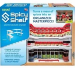 Cheap Stackable Adjustable Plastic Spice Rack for Kitchen Cabinet