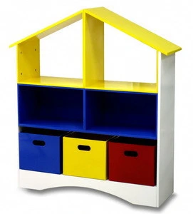 Children Kids Furniture Color Wooden Cabinet for Kindergarten School and Home