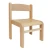 Import Childrens Furniture Solid Beech Wood kids table and chair set of 3 Natural Varnish used kids table and chairs from China