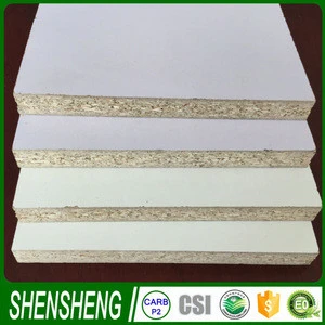 China chipboard factory flakeboard 4x8 laminated shaving board melamine board for shoe rack accessories